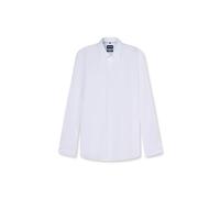 OLYMP Herren Hemd Langarm 049165 Uni Super Slim Urban Kent Weiss, 43