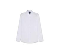OLYMP Herren Hemd Langarm 209374 Satin Body Fit New York Kent-2 Weiss, 44