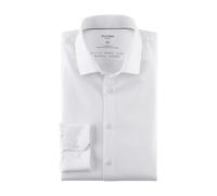 OLYMP Herren Hemd Langarm 252624 Twill Super Slim Modern Kent Weiss, 39