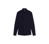 OLYMP Herren Businesshemd Langarm Level.Five Body Fit New York Kent Single Jersey Marine 37