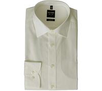 Olymp Herren Hemd LEVEL 5 BODY FIT extralange Ärmel- Gr. 40, Offwhite