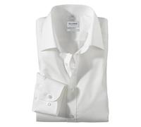 Olymp Herren Hemd LEVEL 5 BODY FIT extralange Ärmel- Gr. 42, Offwhite