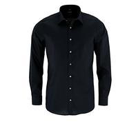 OLYMP LEVEL FIVE Hemd Body Fit ( extra lange Ärmel ) schwarz | 45