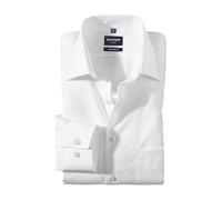 Businesshemd OLYMP "Luxor modern fit" Gr. 44, Verlängerter Arm, weiß Herren Hemden Langarm extra lange Ärmel, bügelfrei, mit Brusttasche (440837-44)