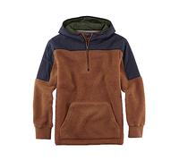 OLYMP Herren Kapuzenpulli Casual Wirk,Uni,Regular fit,rotbraun 29,XL