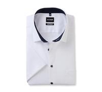 OLYMP Kurzarmhemd Herren Kurzarm Baumwolle weiß, 46