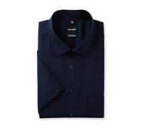 OLYMP Luxor, bügelfreies Business Hemd, comfort fit - big, Blau, Kurzarm, Kent, 46 (1411120846)