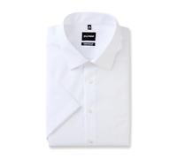 OLYMP Herren Oberhemd Kurzarm Big.Tal,Uni,468 Business Big 01,01 Kent-Kragen,Weiss 00,45