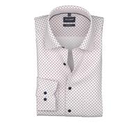 Businesshemd OLYMP "OLYMP Luxor, comfort fit, New Kent", Herren, Gr. 45, Normaler Arm, hellrosé, 100% Baumwolle, Hemden (75276023-45) hellrosé