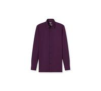 OLYMP Herren Oberhemd Langarm 120264,Single Jersey,Modern Fit Jerseyshirt 64,New Kent,aubergine 98,46