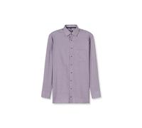 OLYMP Herren Oberhemd Langarm 120784,Rotationsdruck,Modern Fit 20,New Kent,aubergine 98,39