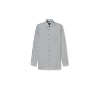 OLYMP Herren Oberhemd Langarm 121184,Rotationsdruck,Modern Fit 20,New Kent,graugrün 48,42