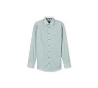 OLYMP Herren Oberhemd Langarm 122814,Twill,470 Modern Fit 26,New Kent,grün 45,39