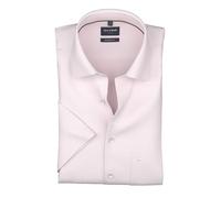 OLYMP Luxor, bügelfreies Business Hemd, Modern Fit, Rosa, Kurzarm, Kent, 43 (1249123143)
