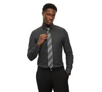 OLYMP Herren Oberhemd Langarm 200784,Einfarbig,Level 5 Body fit (15.05.2015 - F16),Royal Kent,graugrün 48,42