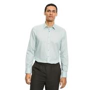 OLYMP Herren Oberhemd Langarm 201814,Digitaldruck auf p/d Dobby,366 Level 5 Body fit (15.05.2015 - F16),Kent-Kragen,grün 45,41