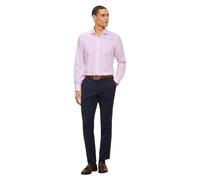OLYMP Herren Oberhemd Langarm 209774,Römer Streifen,366 Level 5 Body fit (15.05.2015 - F16),Royal Kent,Rose 30,44
