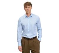 OLYMP Herrenhemd No. Six – Super Slim, Kentkragen, 100% Baumwolle, hellblau, Gr. 41