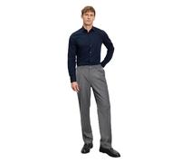 OLYMP Herren Oberhemd Langarm 250214,Einfarbig,375 No 6 six - super Slim (H16),Kent-Kragen,Kobalt 08,41