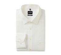 OLYMP Hemd Herren Comfort Fit Langarm Baumwolle Weiß, 46