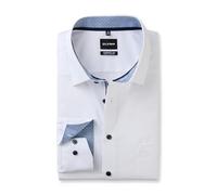 OLYMP Herren Oberhemd Langarm Big.Tal,Uni,468 Business Big 01,01 Kent-Kragen,Weiss 00,54