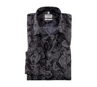 OLYMP Herren Oberhemd Langarm Level Five,Digitaldruck auf Uni,Level 5,21 New York Kent-2,Graphit 69,42