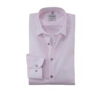 OLYMP Herren Oberhemd Langarm Level Five,Faux Uni,366 Level 5 Body fit (15.05.2015 - F16),21 New York Kent-2,Rose 30,45