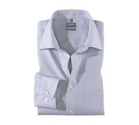 OLYMP Herren Oberhemd Langarm Luxor,Chambray,Comfort fit,New Kent,Silbergrau 63,50