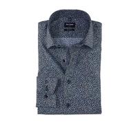 OLYMP Herren Oberhemd Langarm Luxor,Digitaldruck auf Uni,modern fit,Global Kent,Natur 22,44