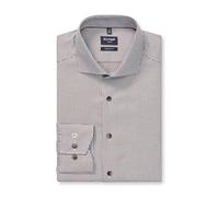 OLYMP Herren Oberhemd Langarm Luxor,Faux Uni,054 Modern Fit 21,16 Royal Kent,braun 28,39