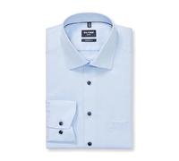 OLYMP Herren Oberhemd Langarm Luxor,Faux Uni,465 Modern Fit 20,13 New Kent,bleu 11,42