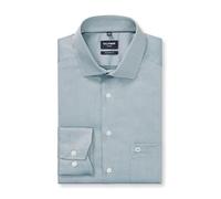 OLYMP Herren Oberhemd Langarm Luxor,Faux Uni,470 Modern Fit 26,19 Global Kent,grün 45,39