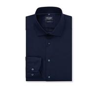 OLYMP Herren Oberhemd Langarm Luxor,Satin,465 Modern Fit 20,19 Global Kent,Kobalt 08,44