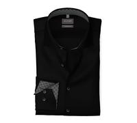 OLYMP Herren Oberhemd Langarm Luxor,Satin,466 Comfort Fit 20,13 New Kent,schwarz 68,41