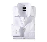 OLYMP Herren Oberhemd Langarm Luxor,Uni,modern fit,New Kent,Weiß 00,43