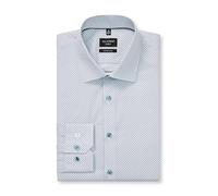 OLYMP No. Six Super Slim Hemd beige, Bedruckt