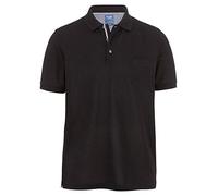 OLYMP Herren Polo Shirt Kurzarm Casual Polo,Einfarbig,modern fit,Schwarz 68,S