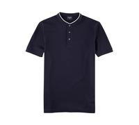 OLYMP Herren Polo-Shirt Kurzarm Casual.Wirk,Einfarbig,Regular fit,Marine 18,S