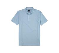 Poloshirt OLYMP "OLYMP Wirk Casual - Polo", Herren, Gr. M, blau (bleu), Jersey, Obermaterial: 51% Baumwolle, 49% Polyester, casual, regular fit, Kurzarm, Shirts (93312123-M) bleu