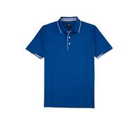 OLYMP Casual Wirk Poloshirt Herren, Blau, Kurzarm, M (54017215M)