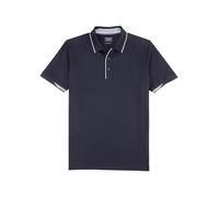 Poloshirt OLYMP "OLYMP Wirk Casual - Polo", Herren, Gr. S, blau (marine), Jersey, Obermaterial: 51% Baumwolle, 49% Polyester, regular fit, Shirts (54945558-S) marine