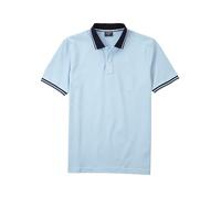 Poloshirt OLYMP "Casual", Herren, Gr. XXL, blau (bleu), Piqué, Obermaterial: 100% Baumwolle, Shirts, farbliche Kontrast-Details (99060752-XXL) bleu