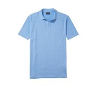 OLYMP Herren Polo-Shirt Langarm Casual.Wirk,Einfarbig,Regular fit,hellblau 10,XXL