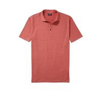 OLYMP Herren Polo-Shirt Langarm Casual.Wirk,Einfarbig,Regular fit,Rosenholz 32,XXL