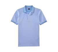 OLYMP Herren Polo-Shirt Langarm Casual.Wirk,Pikee,Regular fit,hellblau 10,M