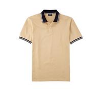 OLYMP Herren Polo-Shirt Langarm Casual.Wirk,Pikee,Regular fit,Natur 22,XL