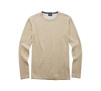OLYMP Herren Pullover Rundhals Casual.Strick,Single Jersey,Regular fit,Camel 57,L