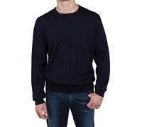 OLYMP Herren Pullover Rundhals Casual.Strick,Single Jersey,Regular fit,Marine 18,XL