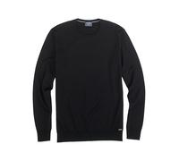 OLYMP Herren Pullover Rundhals Casual.Strick,Single Jersey,Regular fit,schwarz 68,XXL