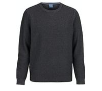 OLYMP Herren Pullover Rundhals Casual.Strick,Struktur,Regular fit,anthrazit 67,S